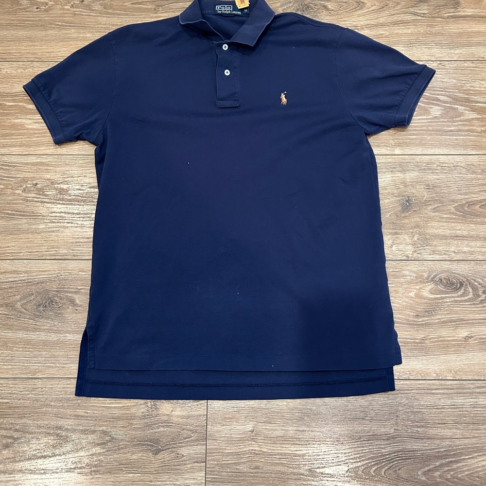 Ralph Lauren Men's Dark Blue Polo Shirt